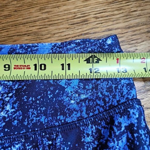 UNDER ARMOUR HeatGear Compression Leggings | Women’s Medium, Black Blue White - Picture 3 of 6